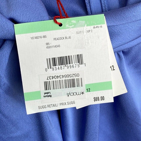 Anne Klein Satin Twist Collar Tank Sz 8 - Picture 6 of 6